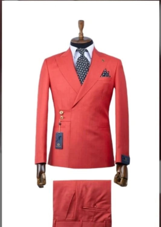 2 piece Red Suit