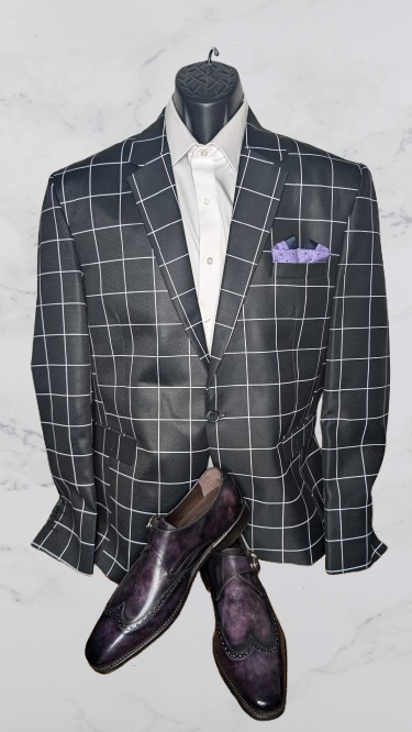 Black window pane SB Elite Sport jacket